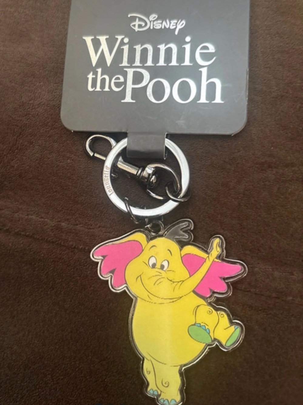 Loungefly Disney Winnie the Pooh Heffalump Lenticular Keychain Bag Charm